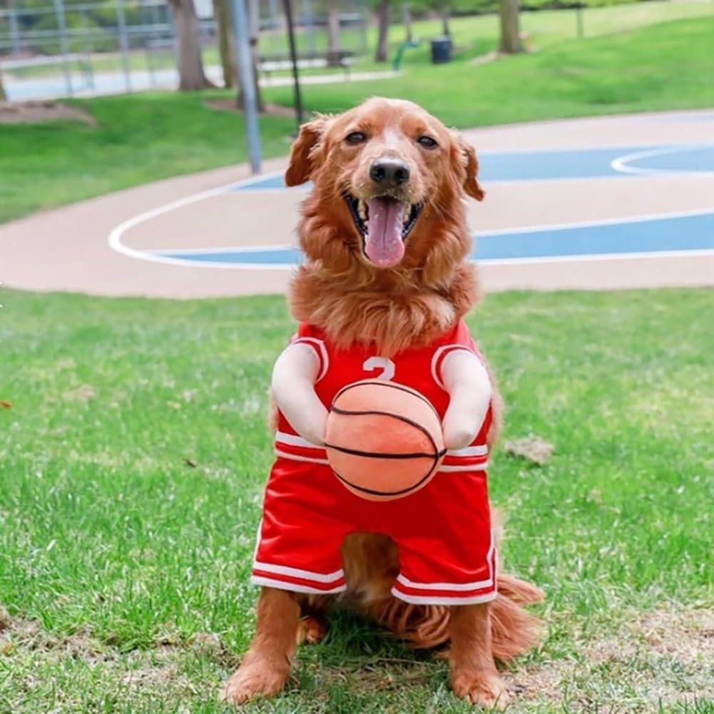 Dog Basketball Costume – Cute Sports Jersey Outfit for Dogs & Puppies