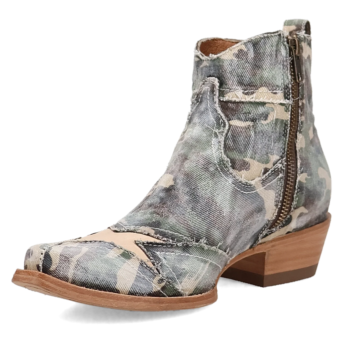 Dan Post Stardust - Women's Denim Cowgirl Booties