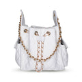Bayshore Bucket Small - White Denim