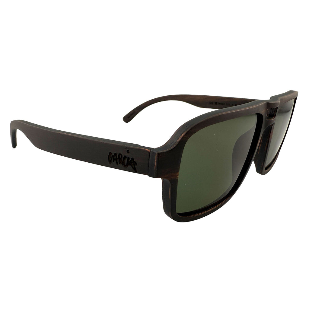 TMBR Jerry Garcia The Vintage Black w/ Green Sunglasses