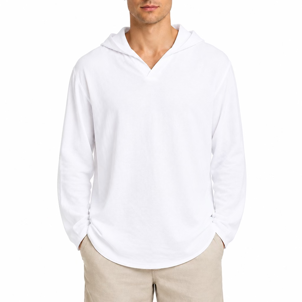 Pro One - Men's Lightweight Pullover Shirt with Hoodie - OLYS00198