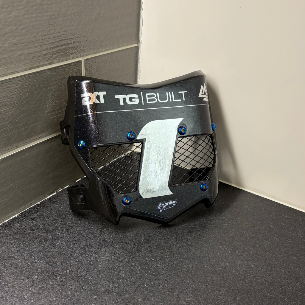 Vented Titanium Motocutz Plate (SHIPS SAME DAY)