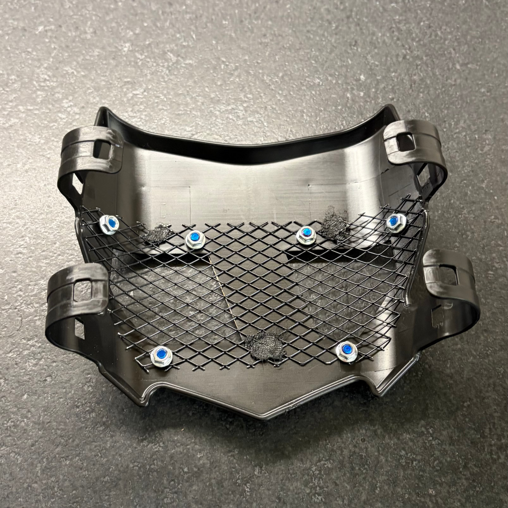 Vented Titanium Motocutz Plate (SHIPS SAME DAY)
