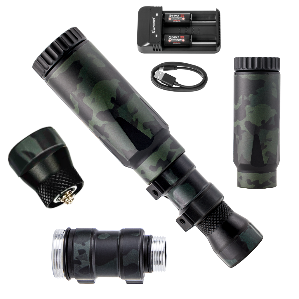 BLAZER I LED IR Illuminators + Nylon Wraps - RIFLE MOUNTED (IP65)