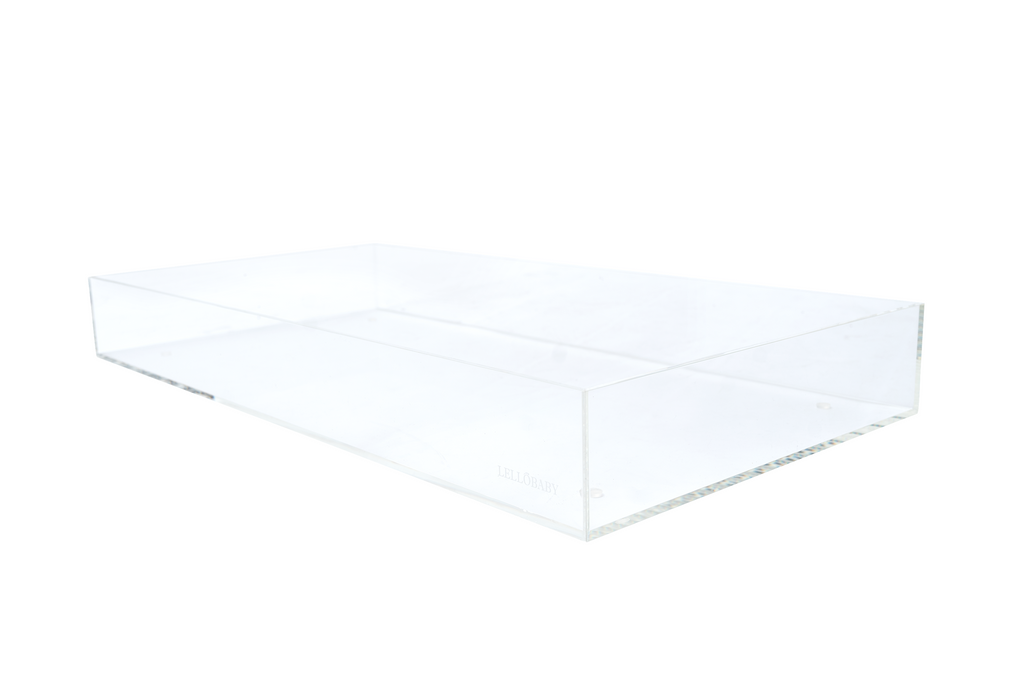 LELLOBABY™ -  6mm Thick Premier Edition Acrylic Diaper Changing Tray