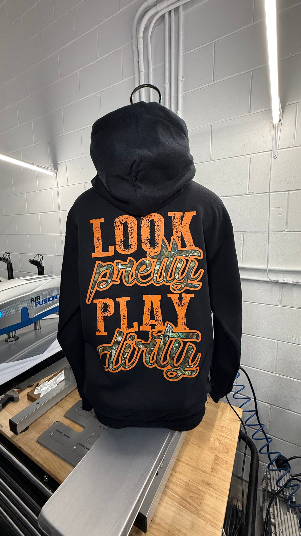 Look Pretty Play Dirty Hoodie