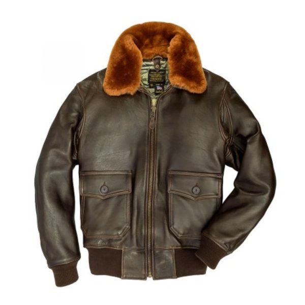 Men's U.S. Navy Lambskin G-1 Shearling Flight Jacket