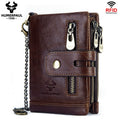 Men's Paul First Layer Cowhide Multiple Slots Genuine Leather Men's Wallets