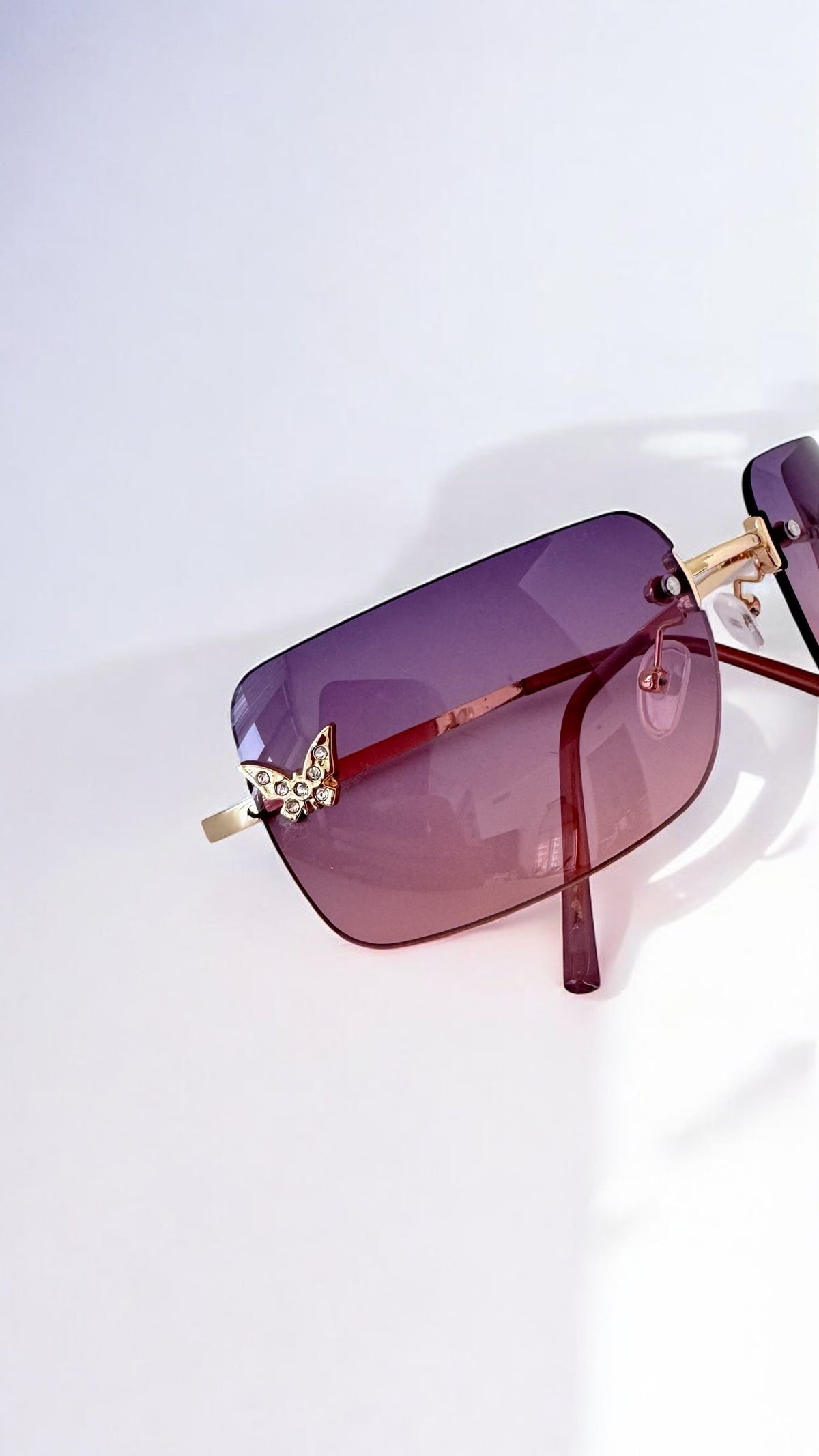 Papillon Purple Sunglasses