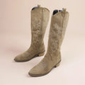 Women's High Knee Cowboy Boots