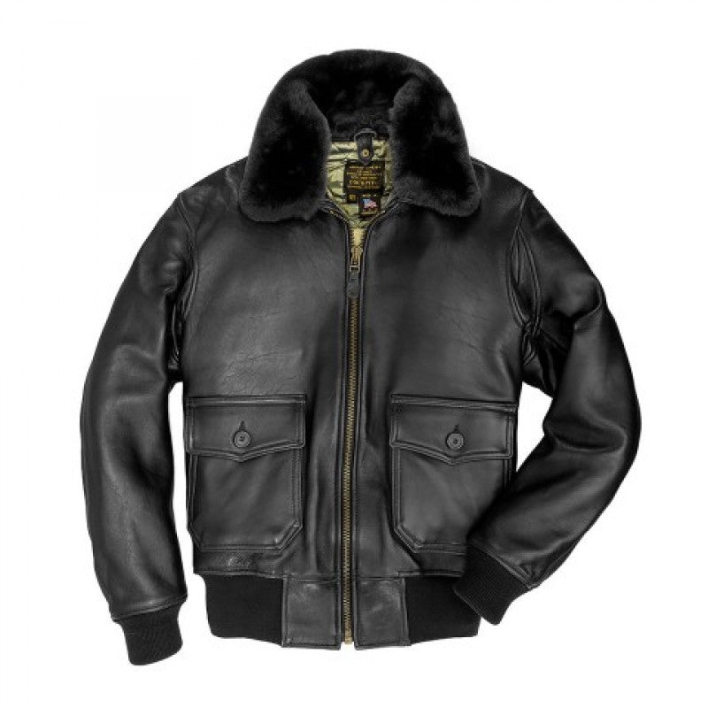 Men's U.S. Navy Lambskin G-1 Shearling Flight Jacket