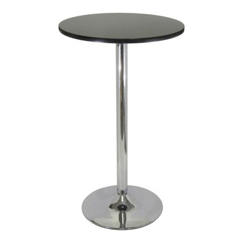 3 Piece Modern Dining Set with Bistro Table and Two Stools