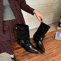 Women's Retro Slimming Western Cowboy Boots