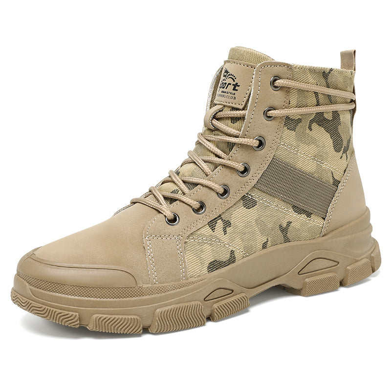 Men's British-Style Mid-Cut Hiking Boots