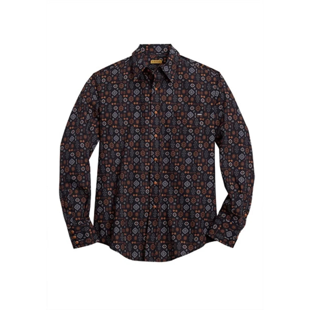 Tin Haul Aztec Print (Black) - Men's Western Shirt