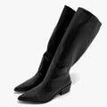 High-heeled Booties With Tapered Shafts New Fallwinter Skinny Boots