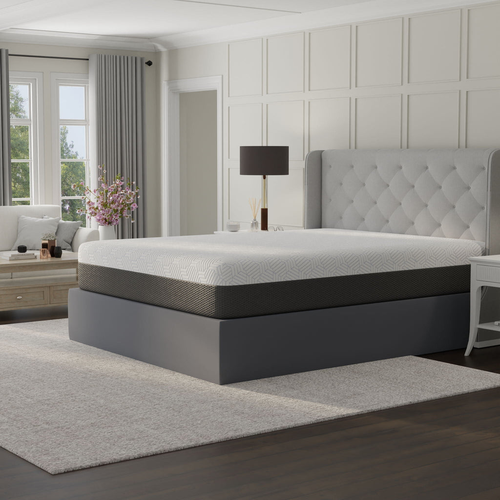 Pur Chill 12" Soft Hybrid Mattress with Phase Change Cooling Fabric - White