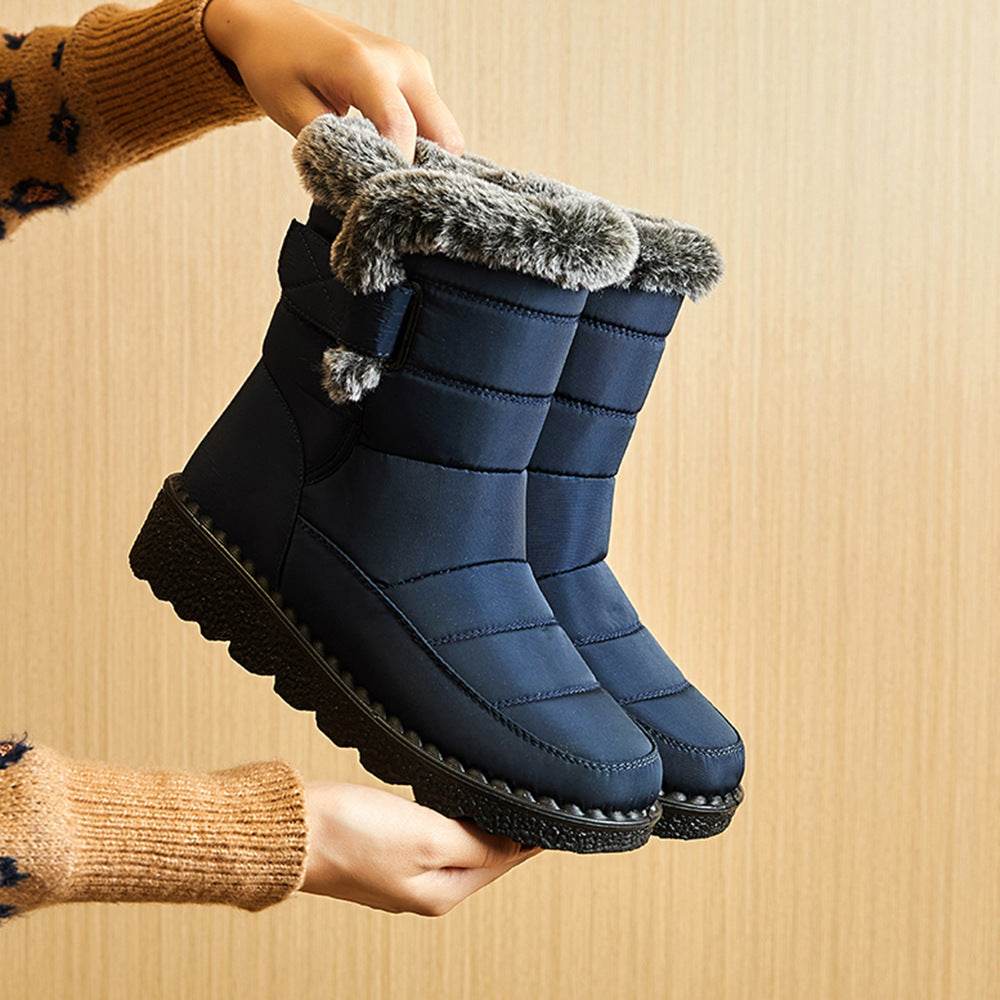 Anti-Slip Warm Women's Faux Fur Long Plush Ankle Women Boot