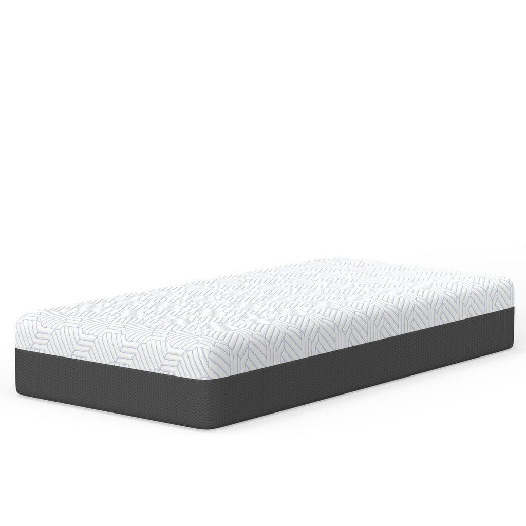 Pur Chill 12" Soft Hybrid Mattress with Phase Change Cooling Fabric - White