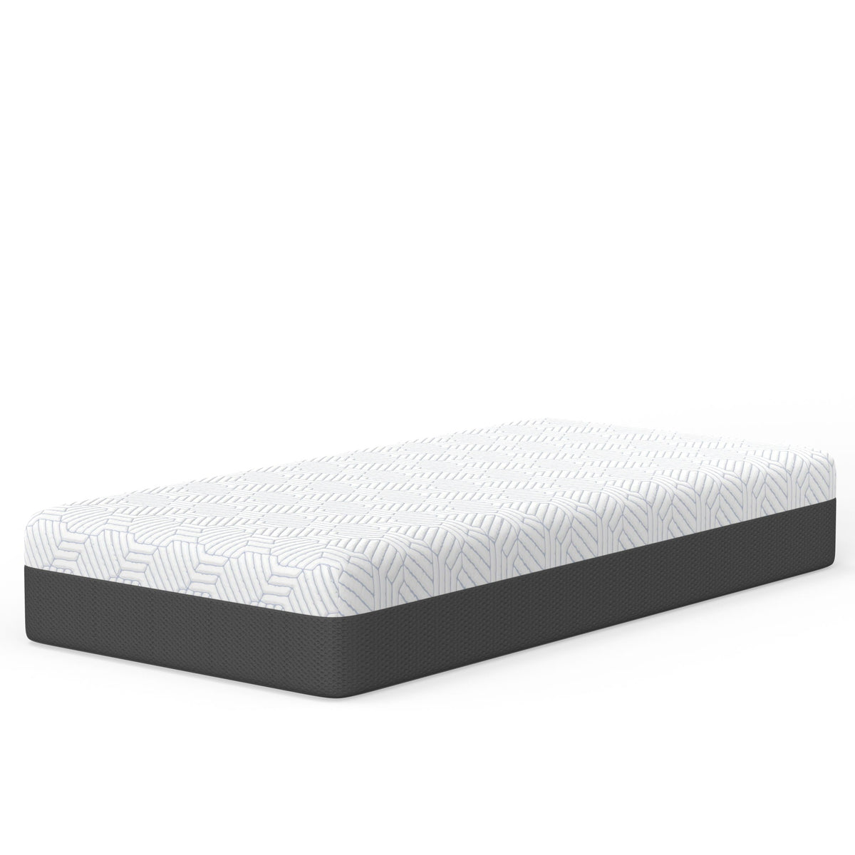 Pur Chill 12" Soft Hybrid Mattress with Phase Change Cooling Fabric - White