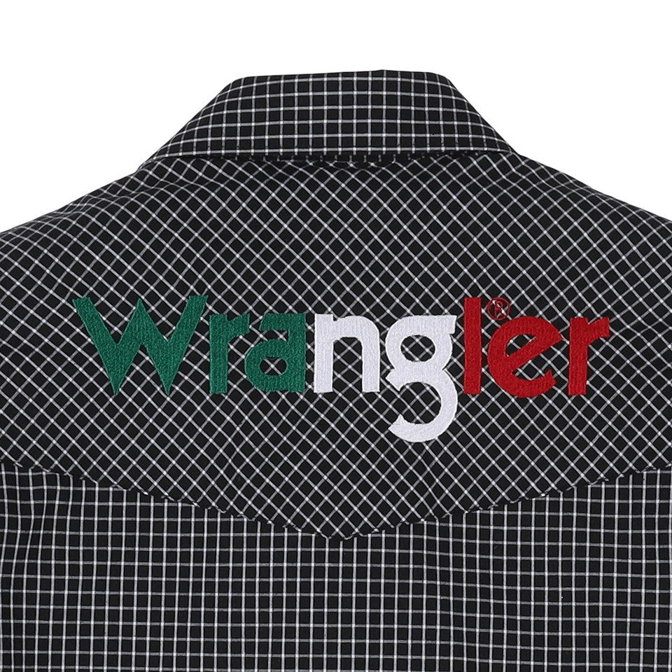 Wrangler - Men's Western Logo Long Sleeve Shirt  - 112330376