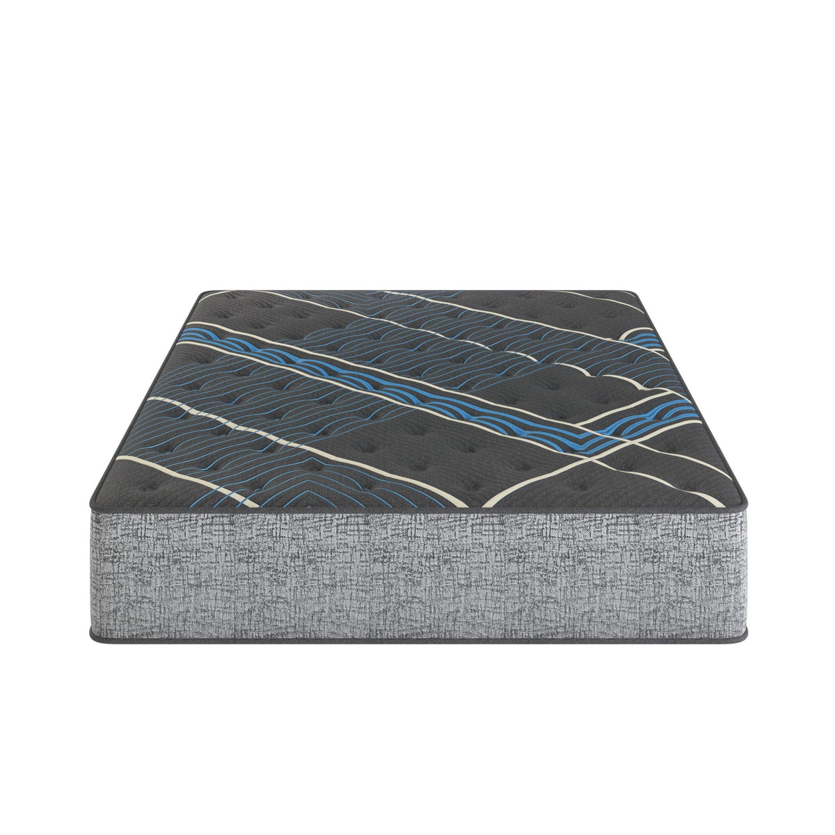 14" Hybrid Mattress with Firm Comfort and Cooling Technology - Dark Gray