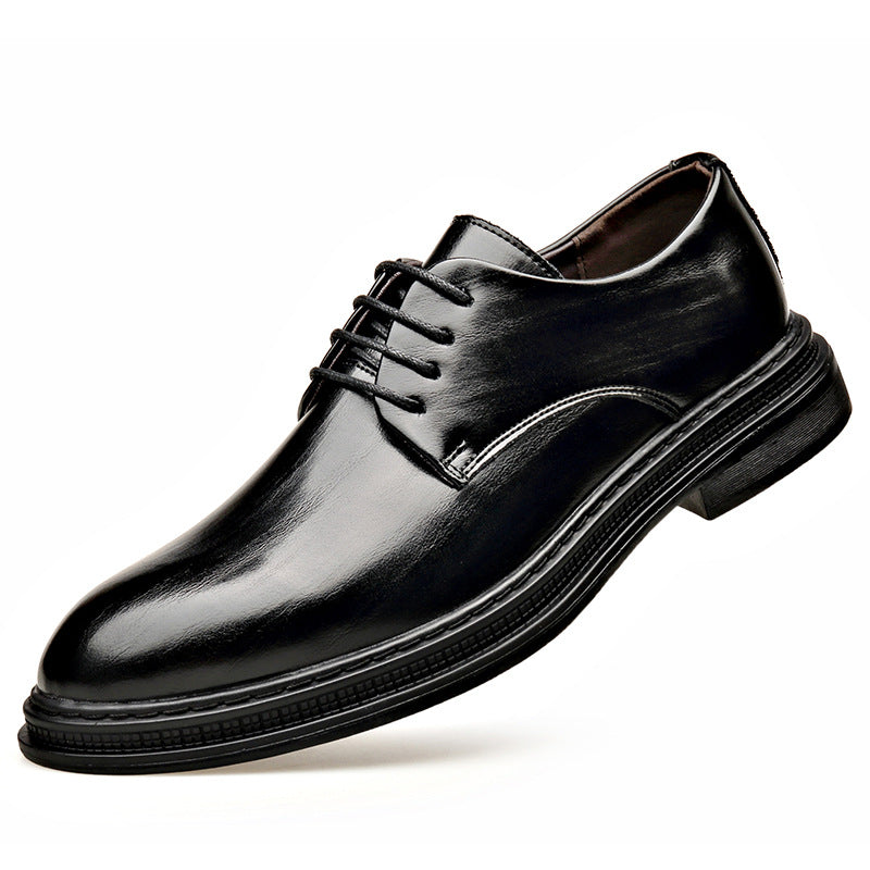 Men's Suit Leather Shoes Autumn And Winter Dress Wedding Groom Lace-up