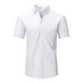 Lightweight Stretchy Wrinkle-resistant Long-sleeve Shirt For Men That Requires No Ironing