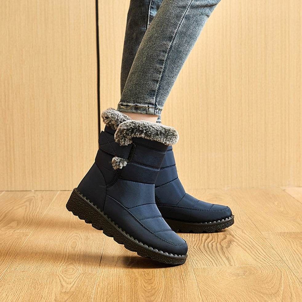 Anti-Slip Warm Women's Faux Fur Long Plush Ankle Women Boot
