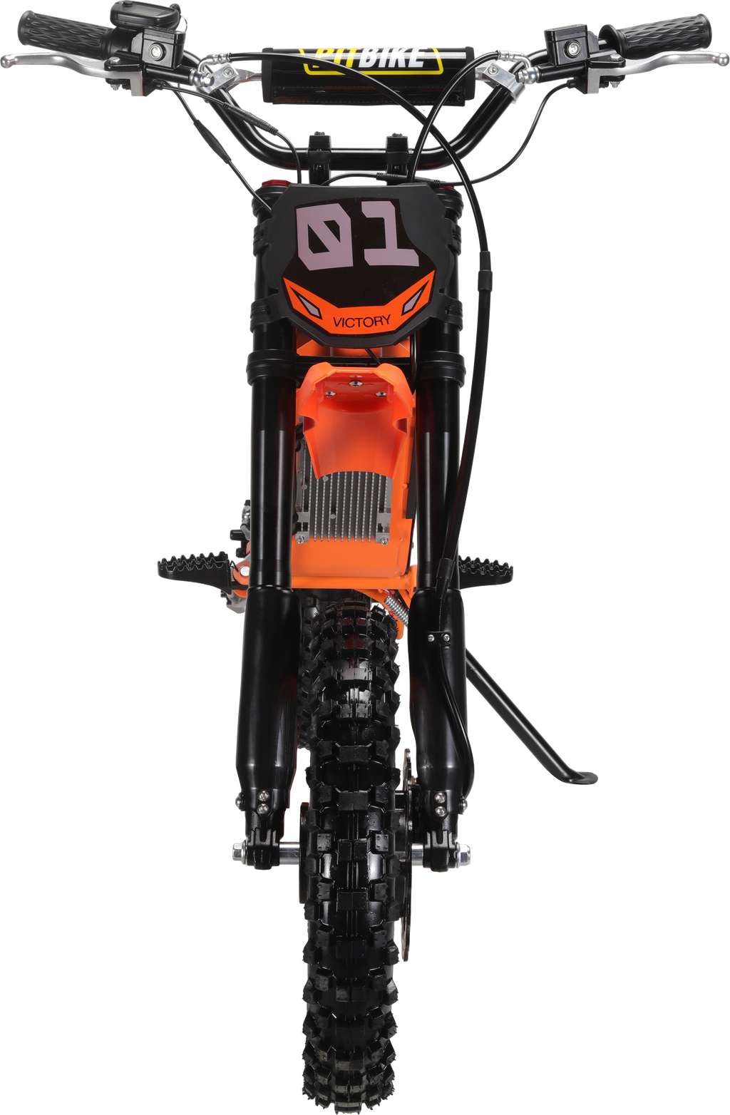 Electric Dirt Bike 48V 1000W with Dual Suspension - Black