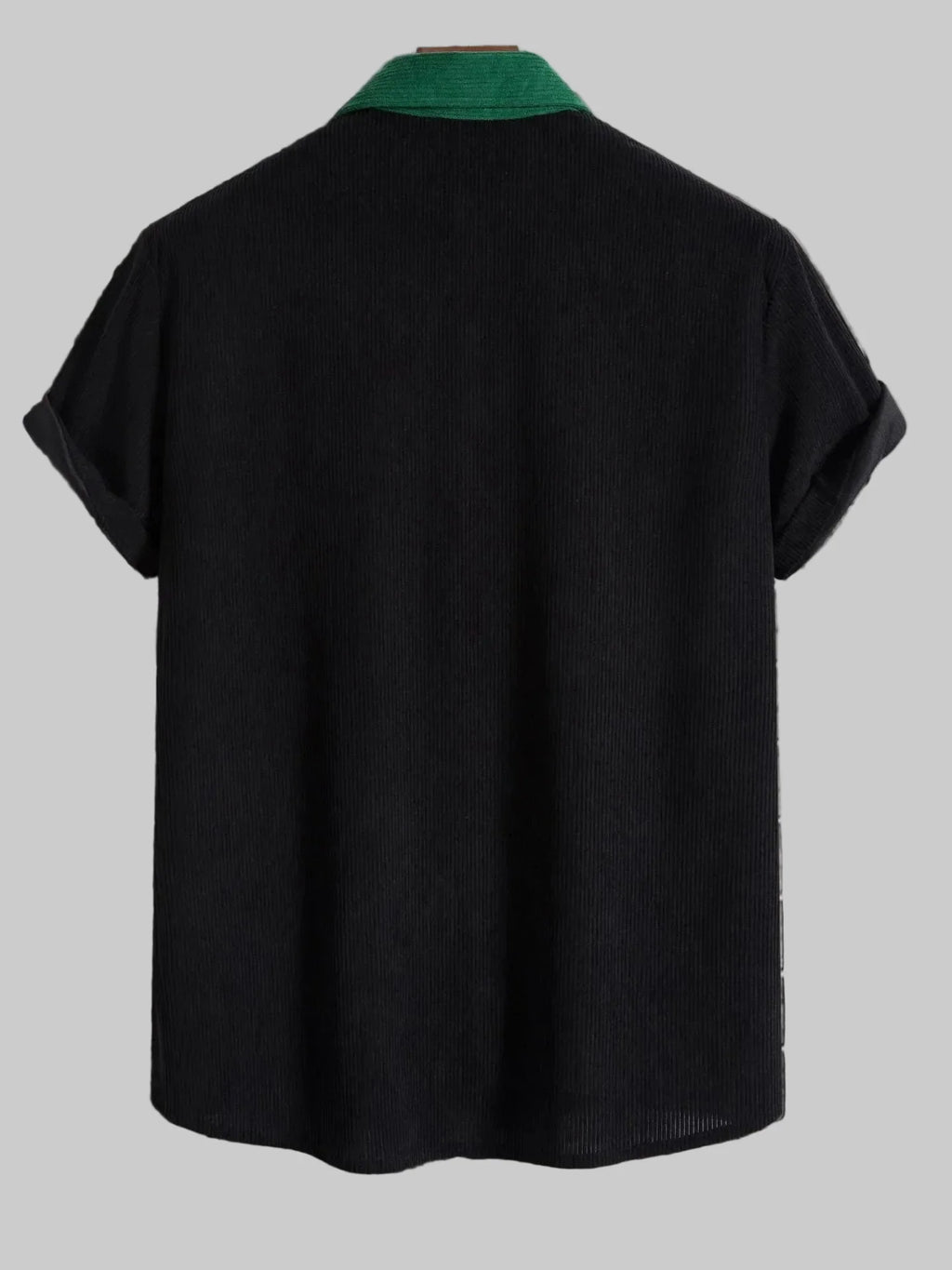 Men's Full Size Classic Color Block Short Sleeve Shirt