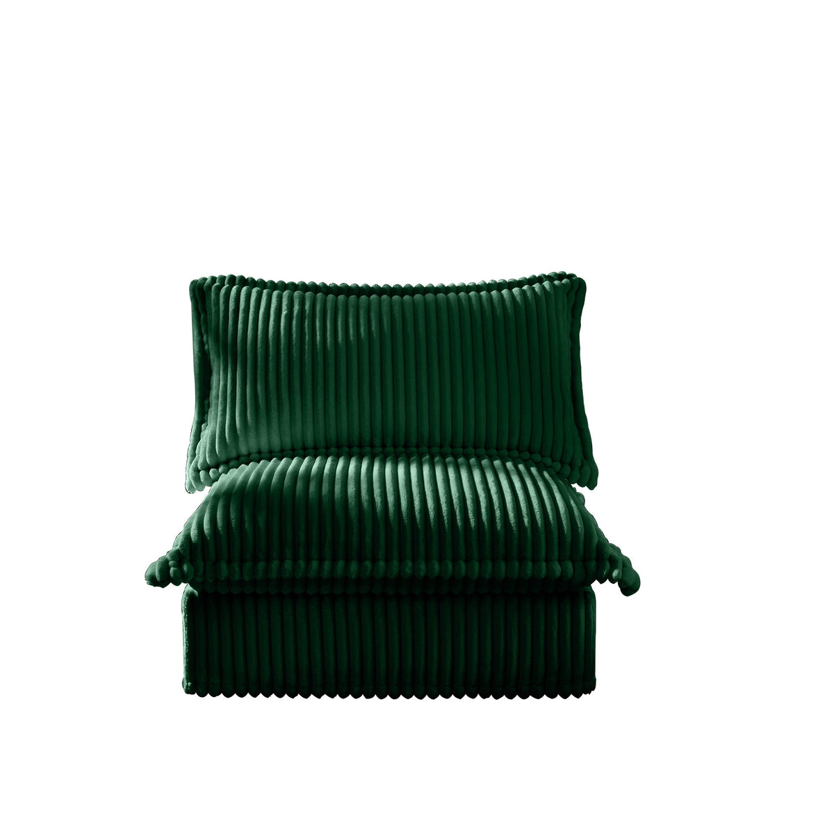 Armless Sofa - Green