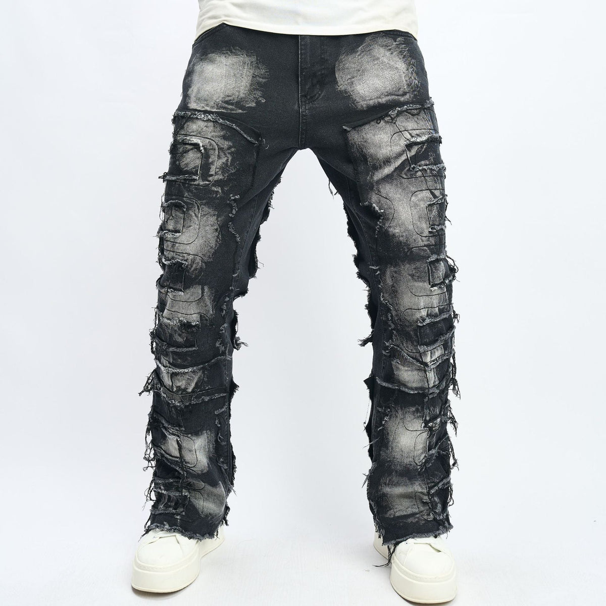 Men's New Fashionable Slim-Fit Swing Pants Trousers Men's Hip-Hop High Street Men's Jeans