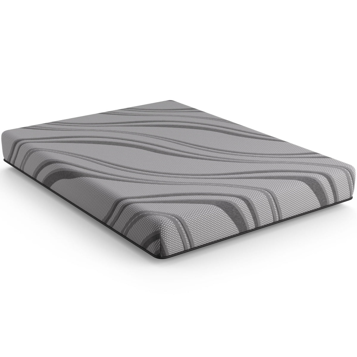 8" Pro Gel Foam Firm Hybrid Mattress with Cooling Gel - Dark Gray