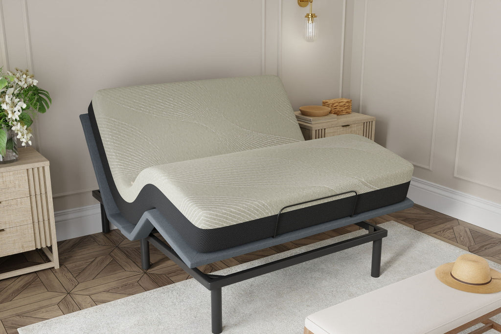 Gel Comfort 8" Firm Hybrid Mattress with Cooling Gel Layers - Gray
