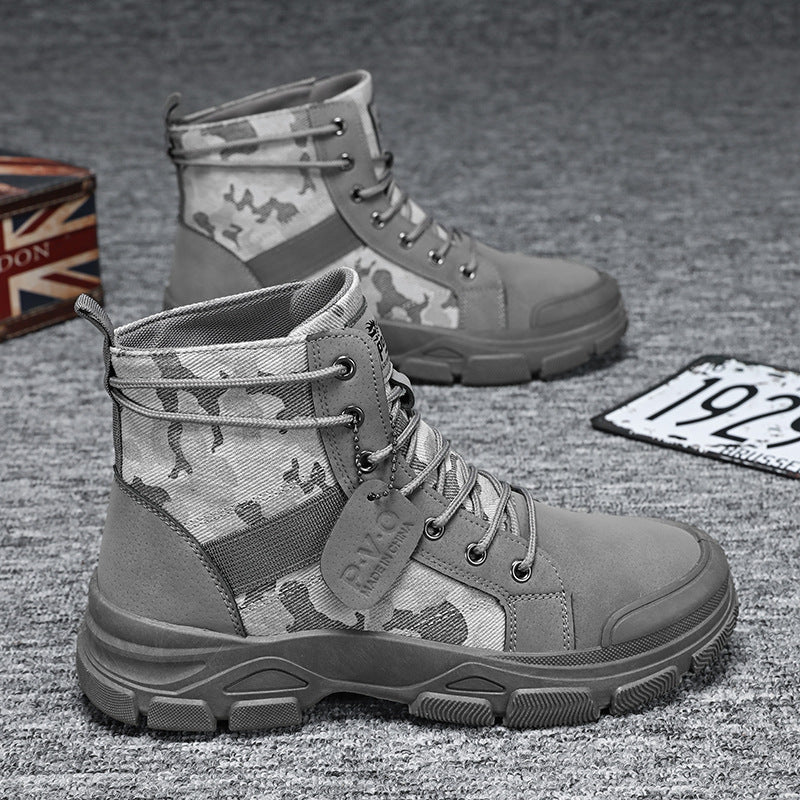 Men's British-Style Mid-Cut Hiking Boots