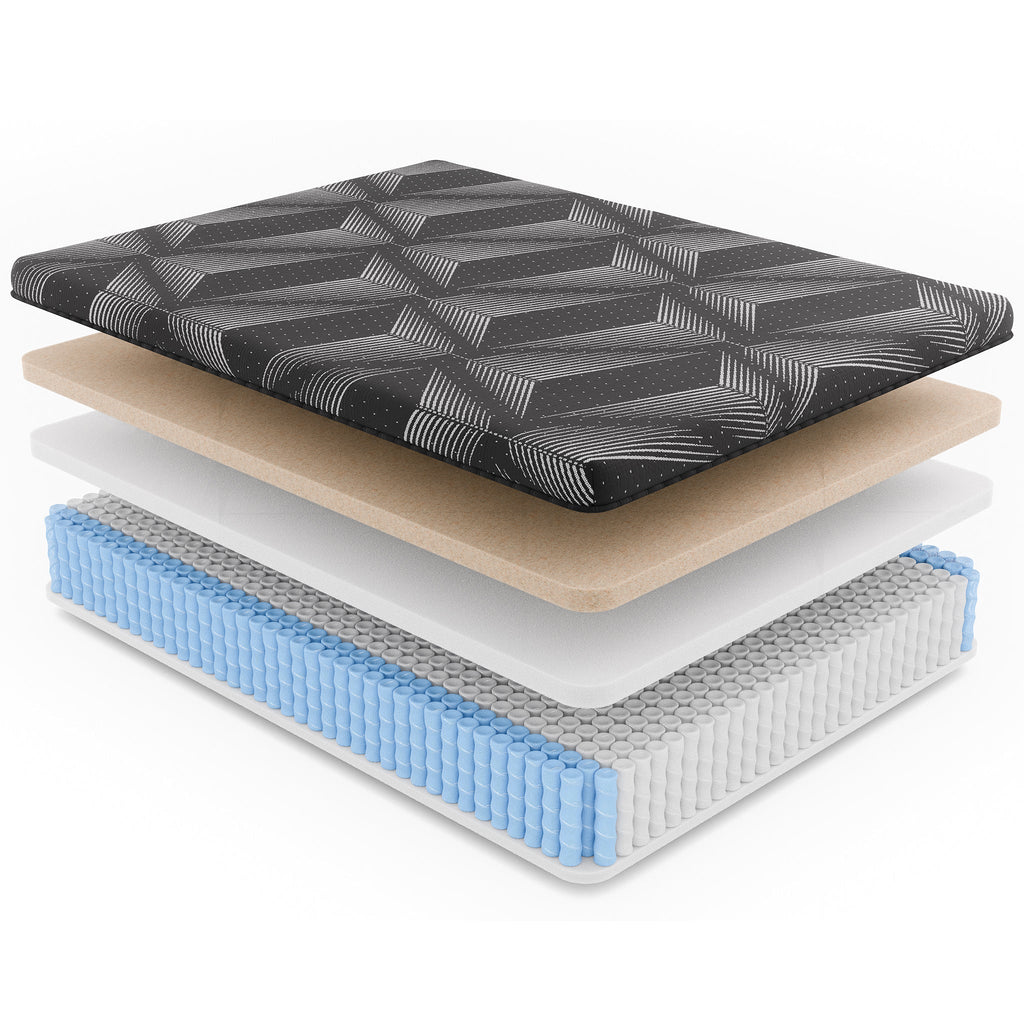 King Size Copper Cooling Hybrid Mattress with Dynamic Edge Coils - Firm