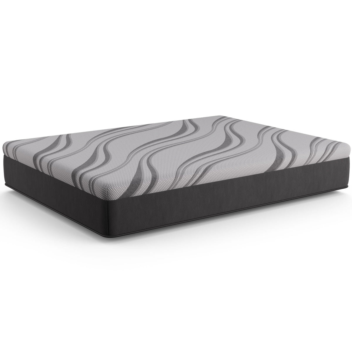 12" Pro Gel Hybrid Medium Mattress with Cooling Gel Memory Foam - Dark Gray