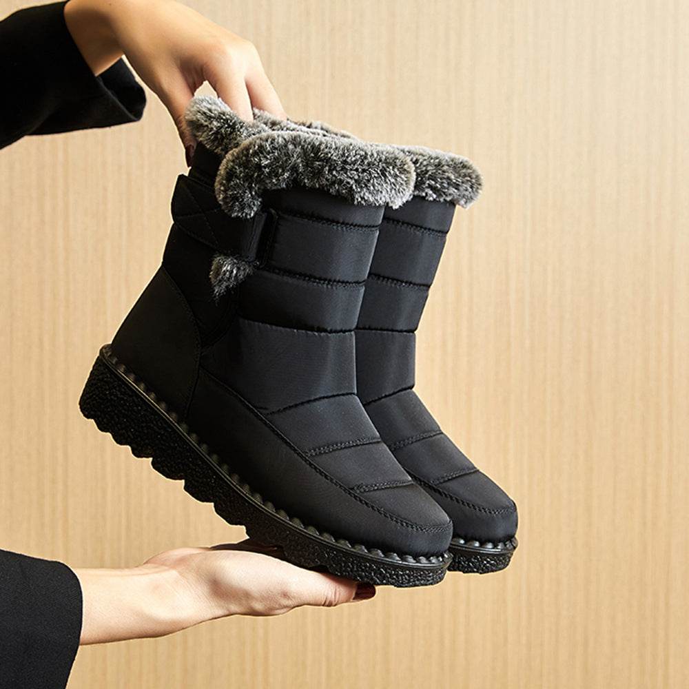 Anti-Slip Warm Women's Faux Fur Long Plush Ankle Women Boot