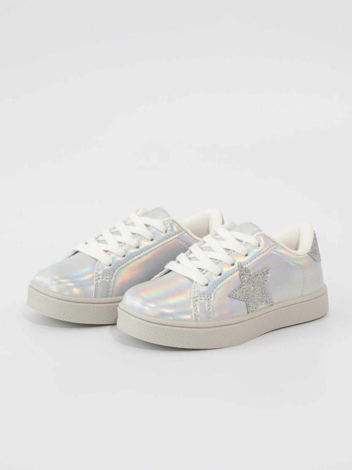 Girls' Sparkle metallic sneaker