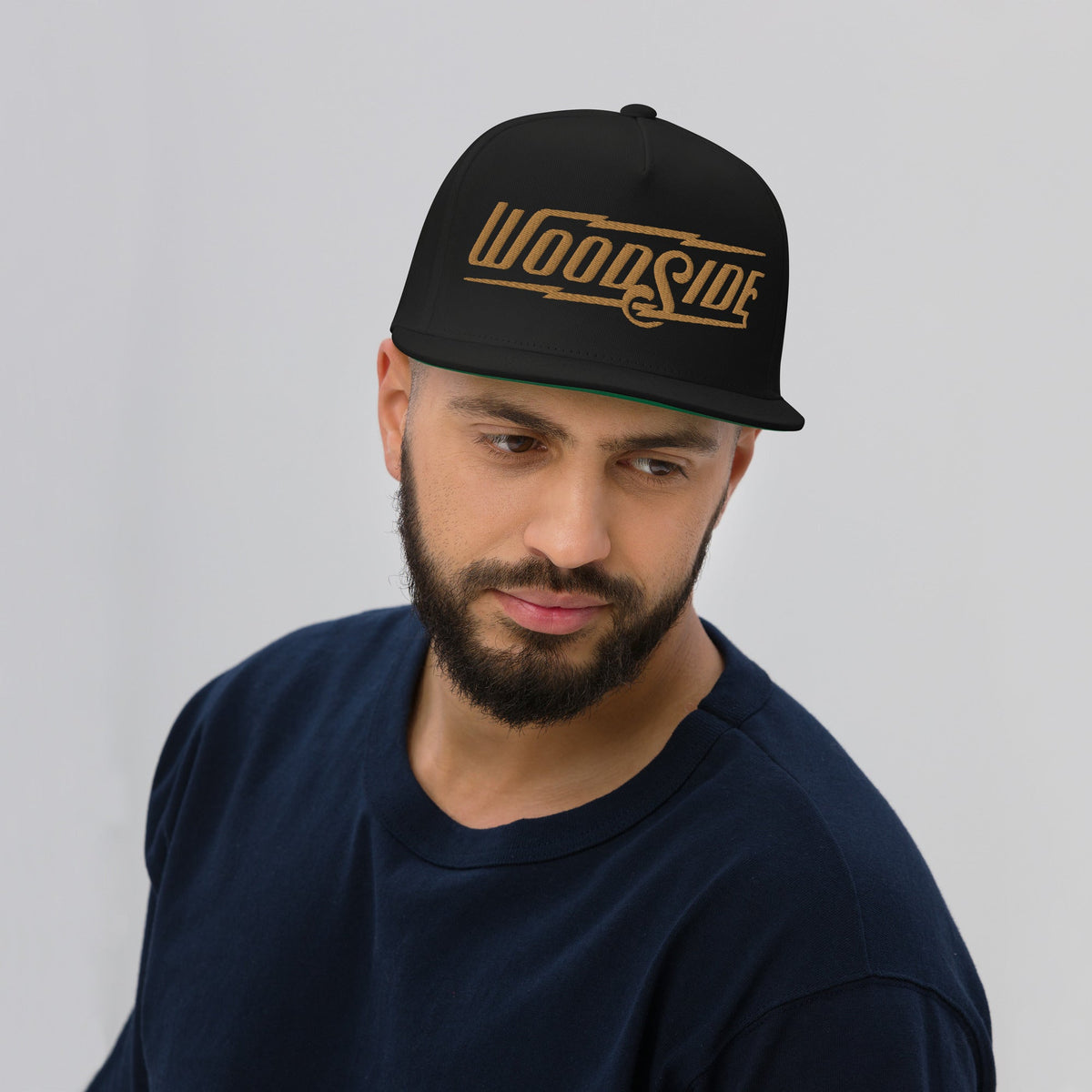Woodside Brand "Old Gold" Embroidered Logo Hat