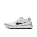 Nike Free RN Flyknit 2018 Running Shoes - White/Platinum