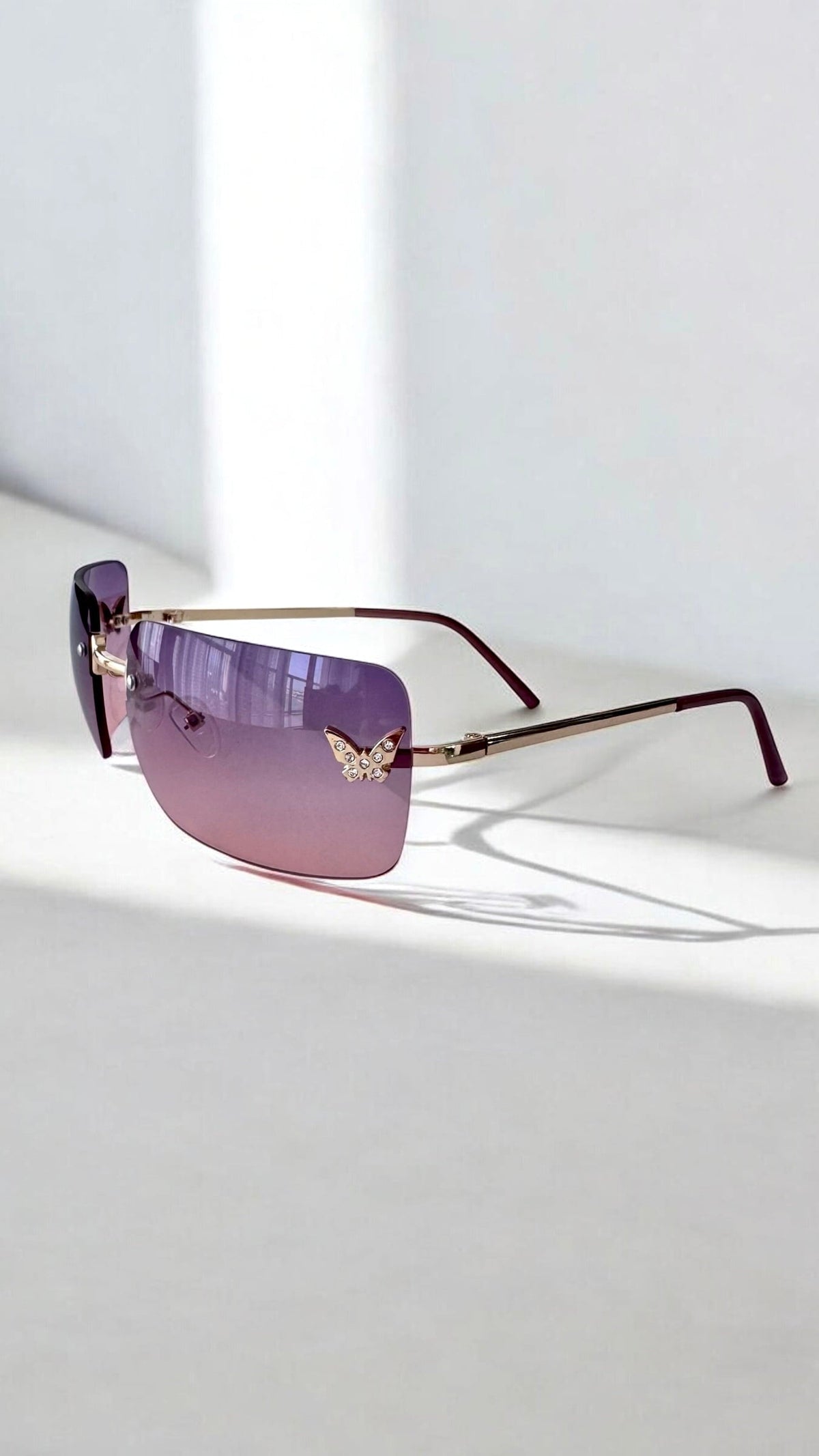 Papillon Purple Sunglasses