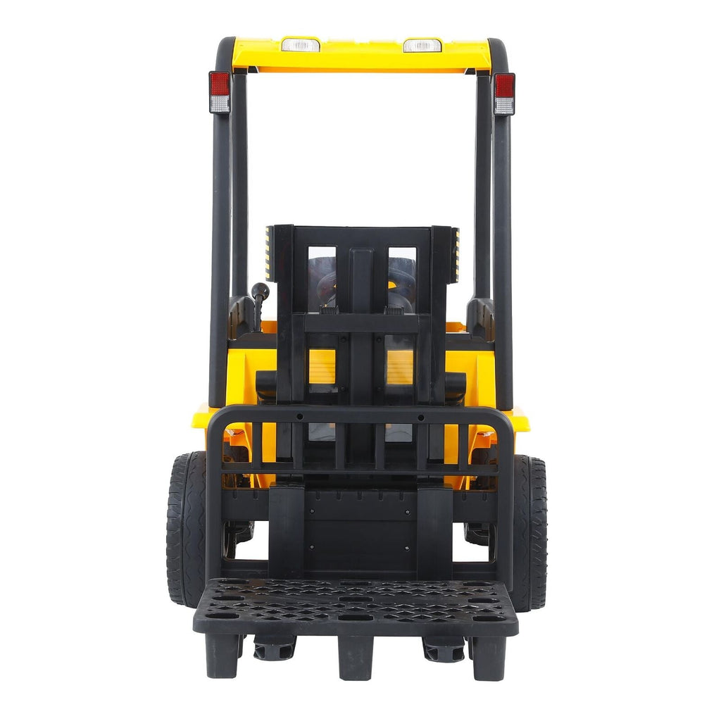 Remote Control Electric Forklift Toy with Lifting Rod for Kids - 12V Power