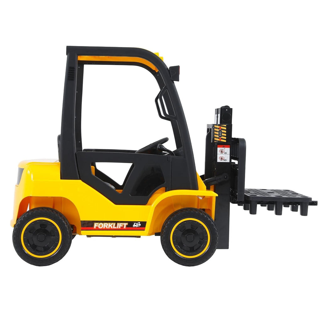 Remote Control Electric Forklift Toy with Lifting Rod for Kids - 12V Power