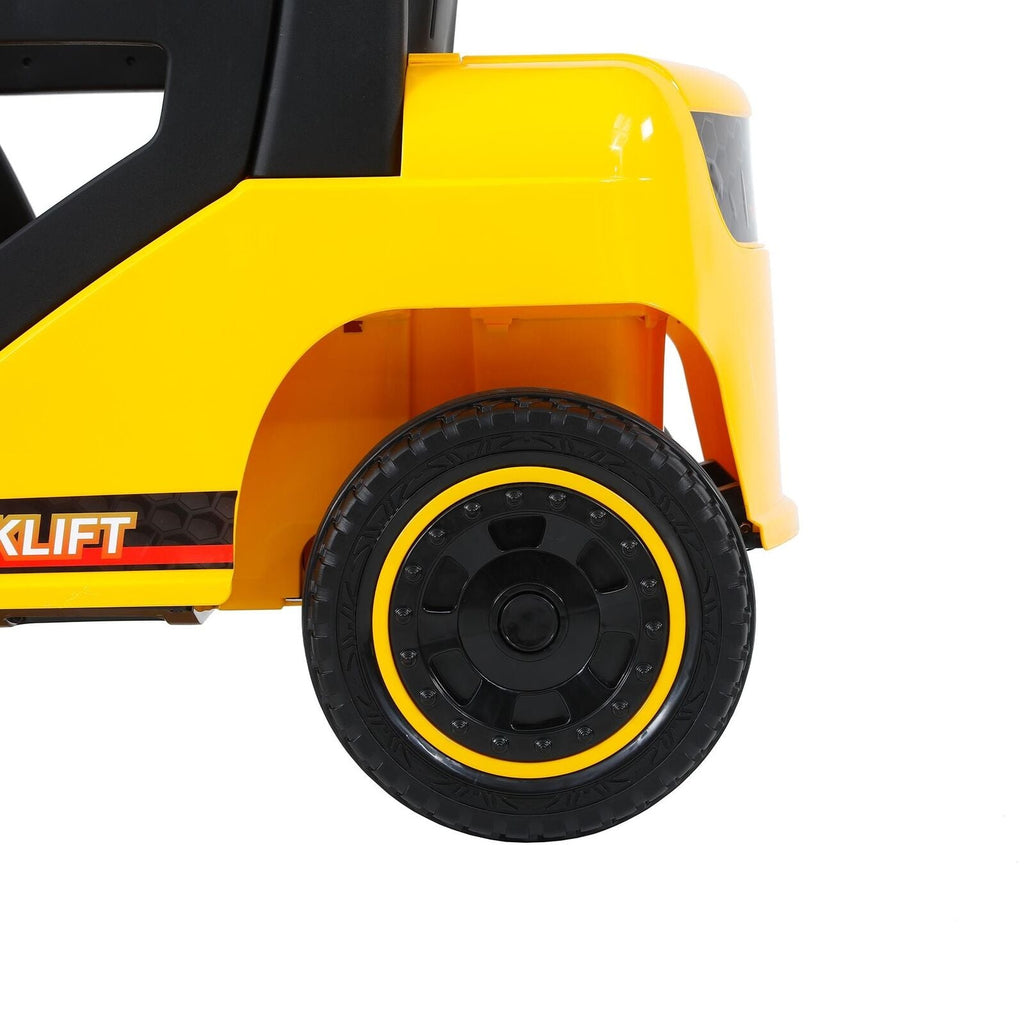 Remote Control Electric Forklift Toy with Lifting Rod for Kids - 12V Power