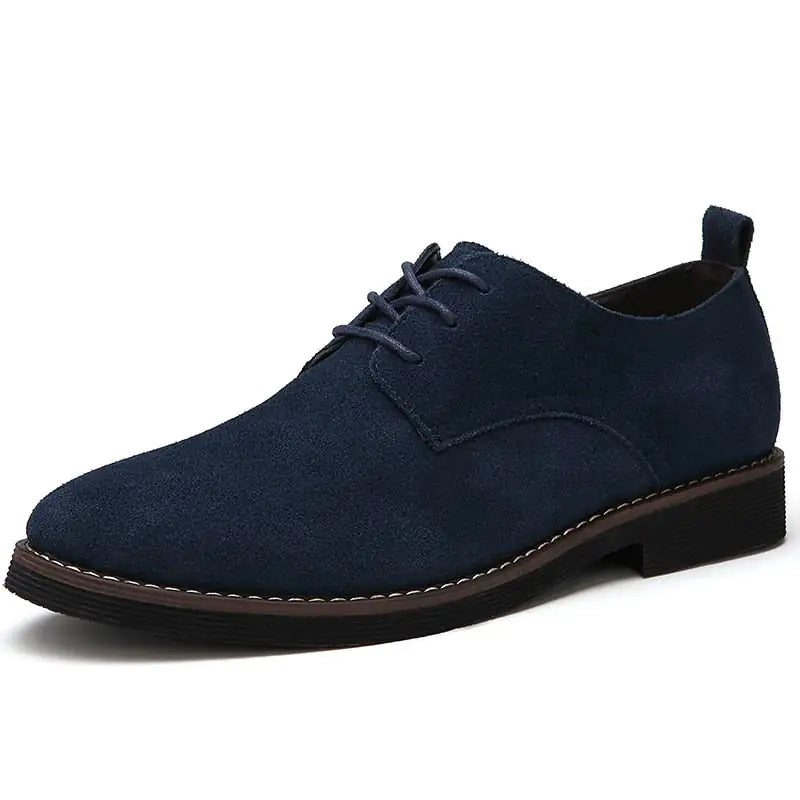 The Roxida - Suede Leather Oxford Shoes For Boys and Men - # BOAA73610003