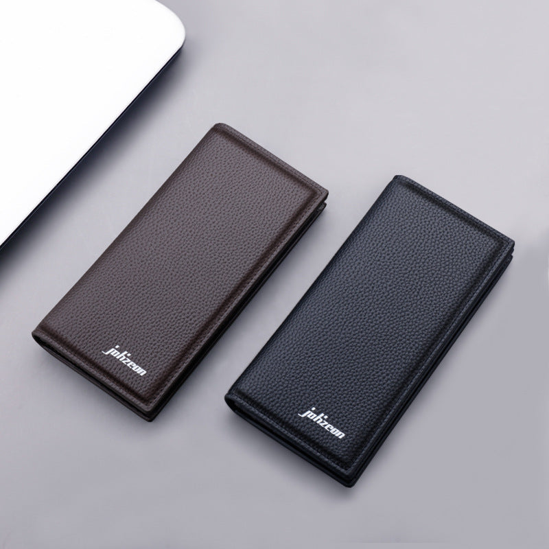 Wallet Men's Long Section Young People Thickened Large Capacity Wallet Suit Bag Plus Simple Men's Wallet